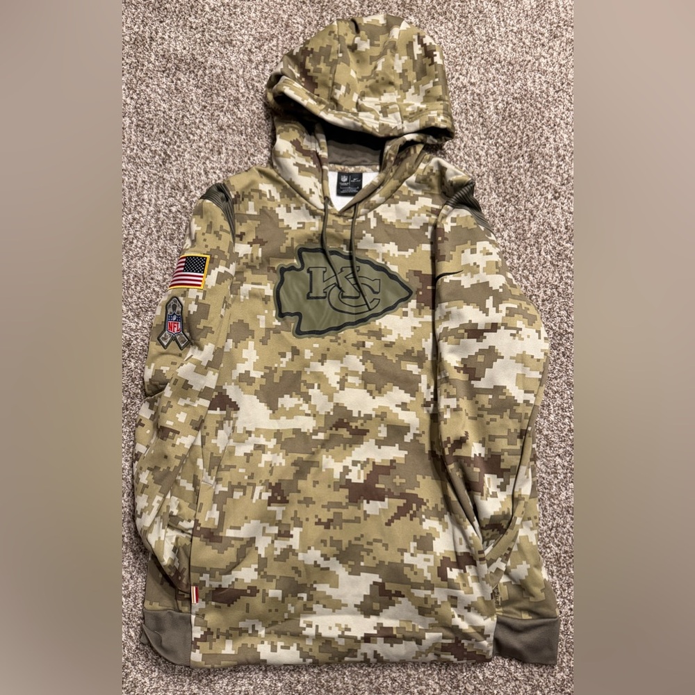 Nike Camo Hoodie with Patches